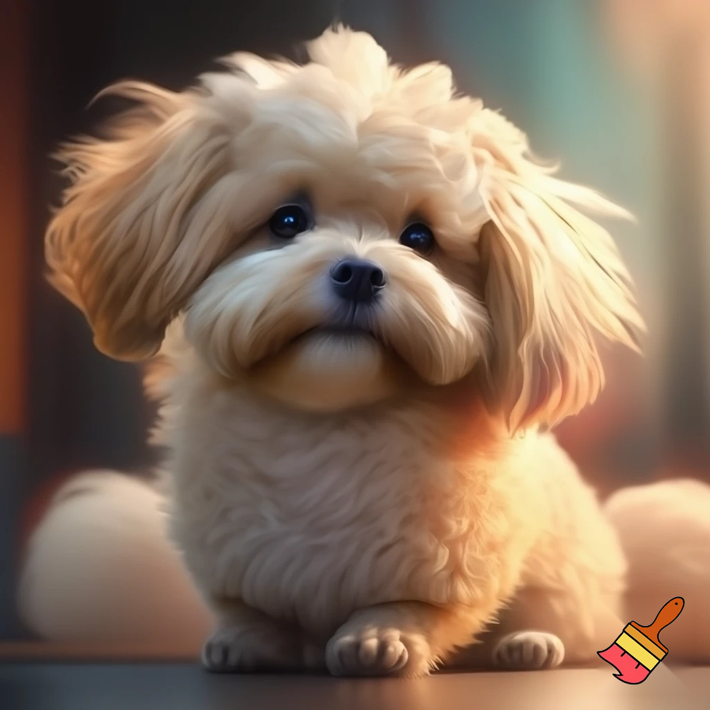  genarate a fluffy dog