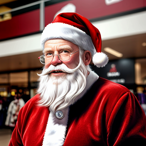Santa Claus at Cranbourne shopping Centre