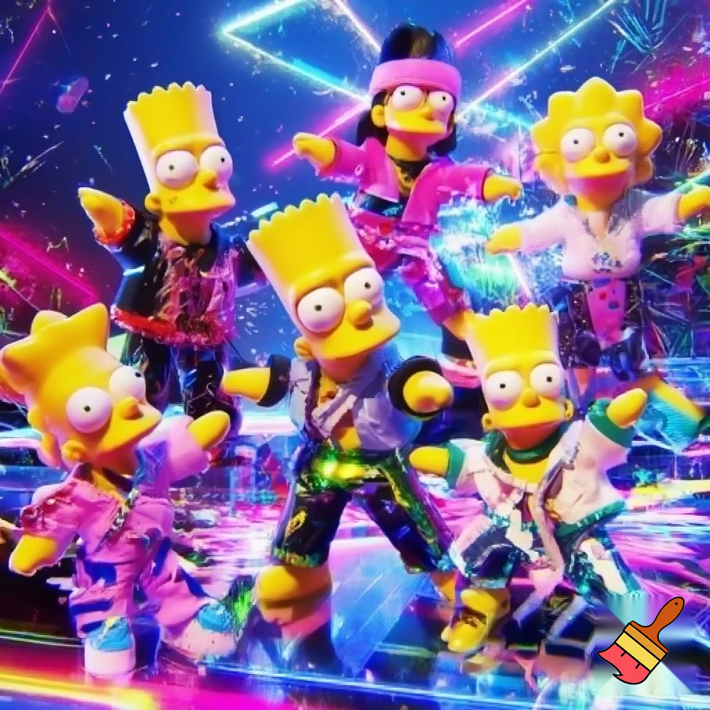 Kneessock dolls from the simpsons kpop 