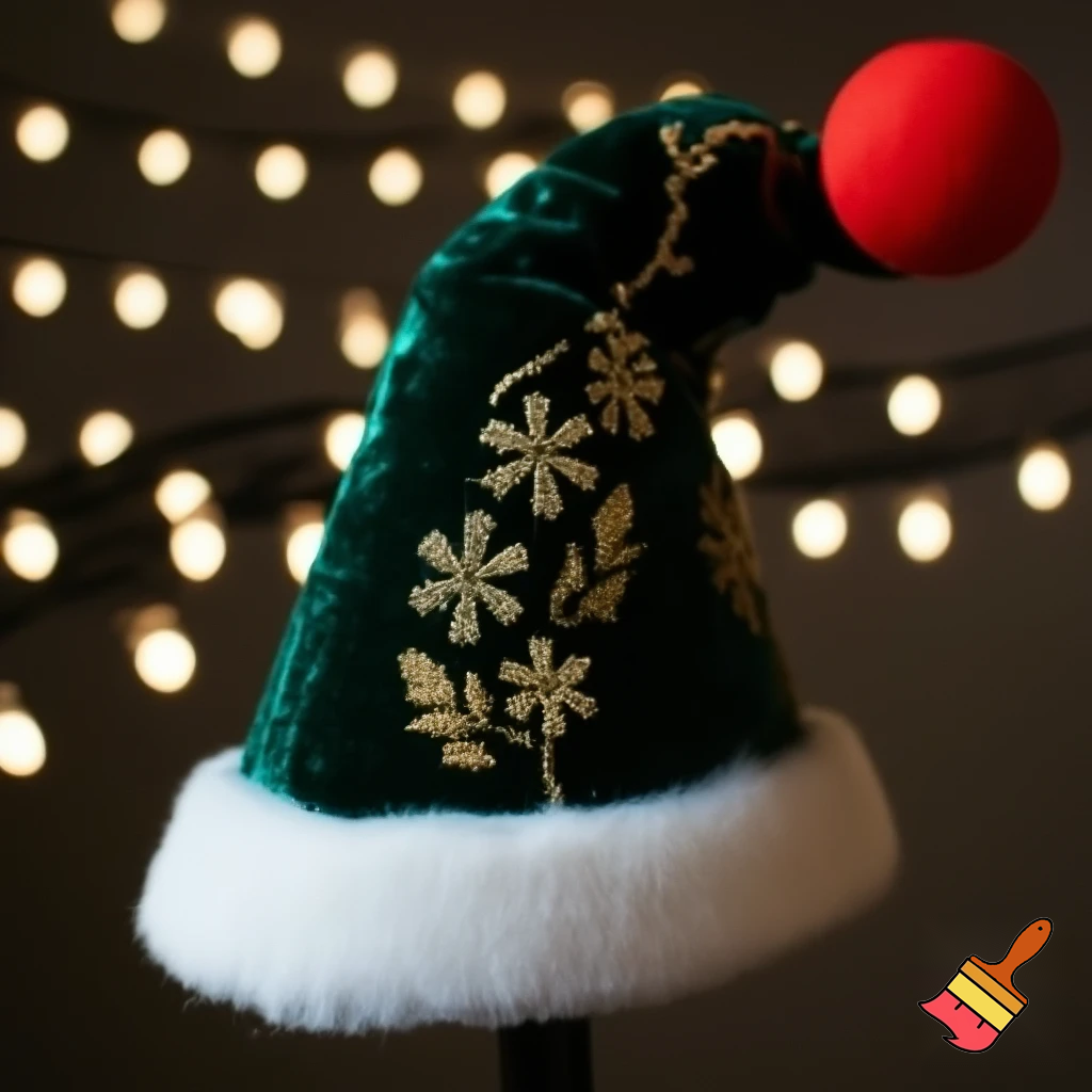Christmas wizard hat