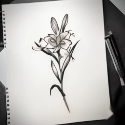 may birth flower tattoo