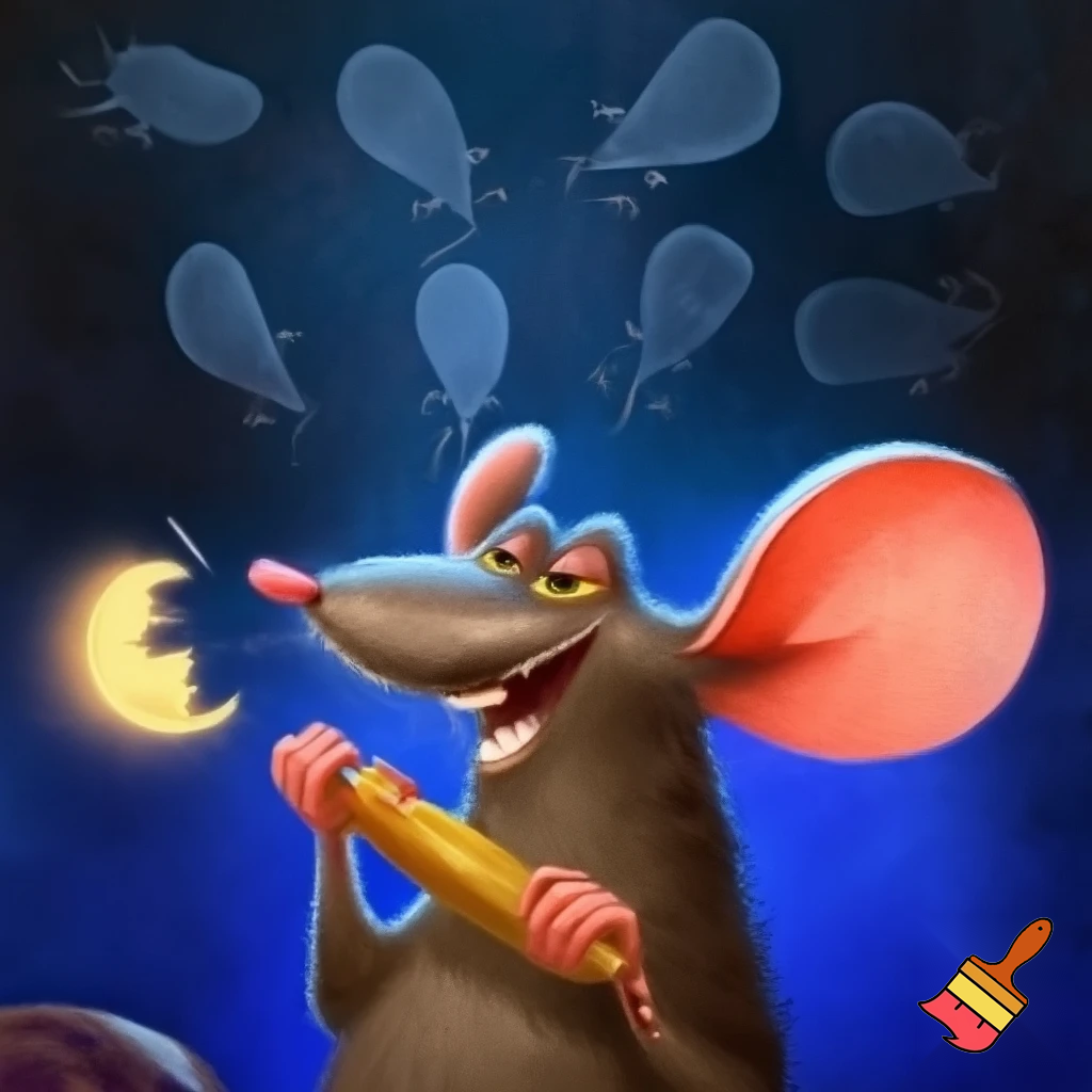 Hazme una cartel que diga Papá Rata