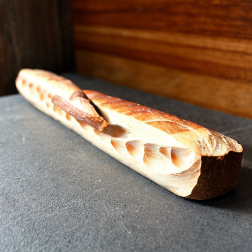 a ring with one large rectangular baguette-cut stone