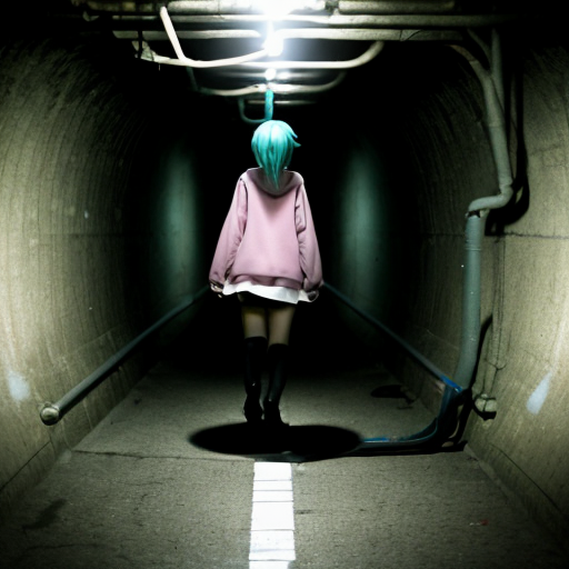 Miku in the sewers sick dizzy
