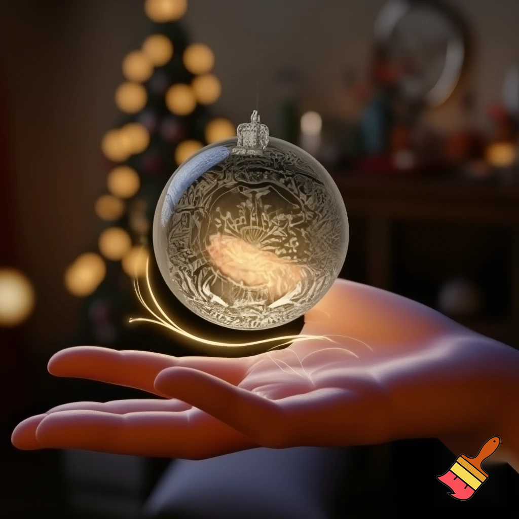 Christmas ornament magic trick