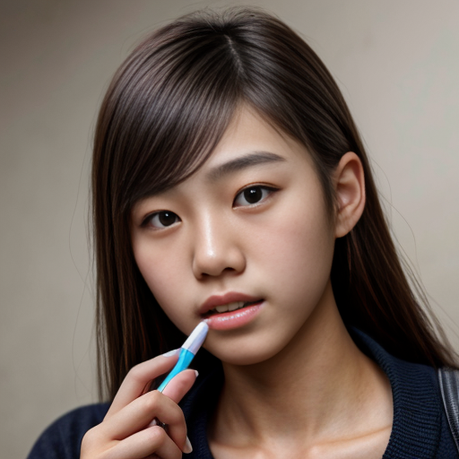 japanese teen boy, girlish, lipbalm, very beautiful and eager, long hairs