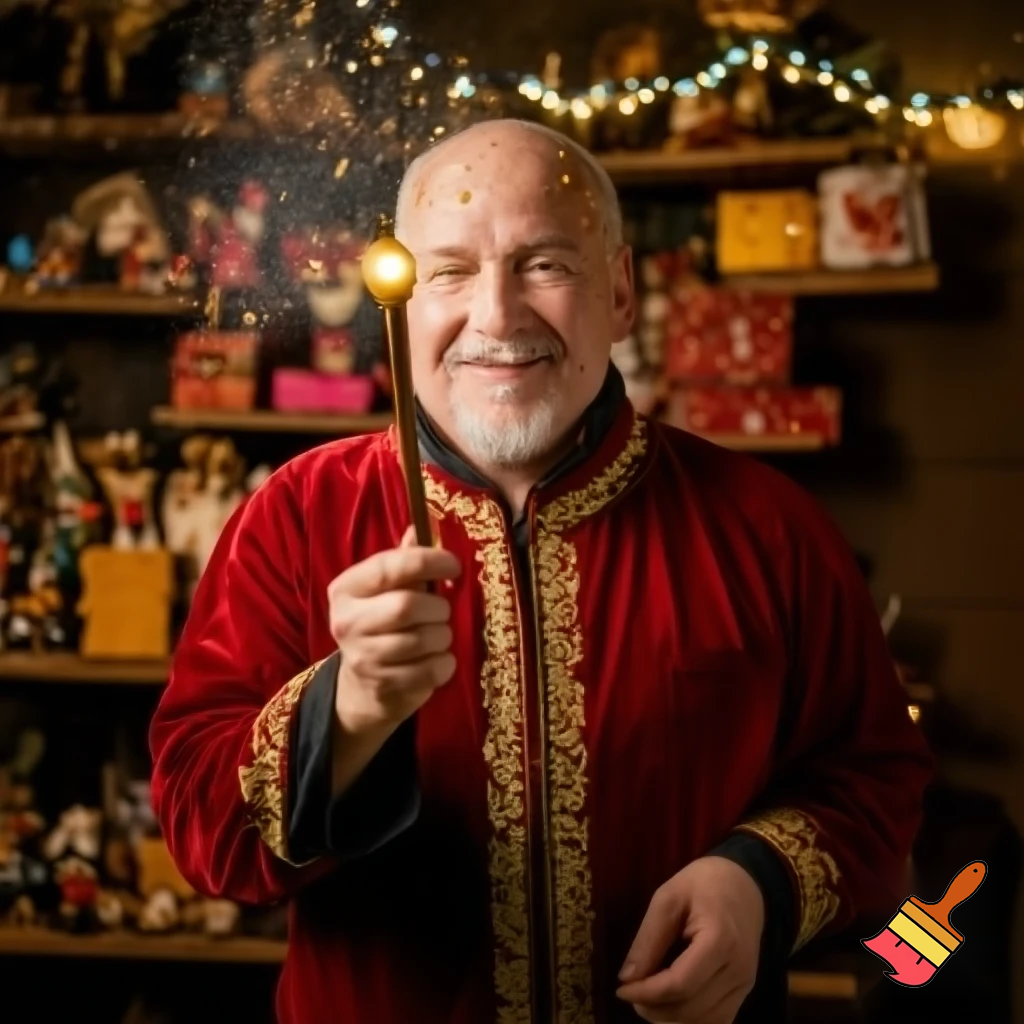 Magic magic Christmas magician