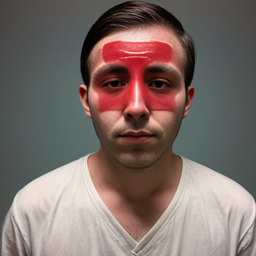 28 yr old man after trauma with blurring of vision