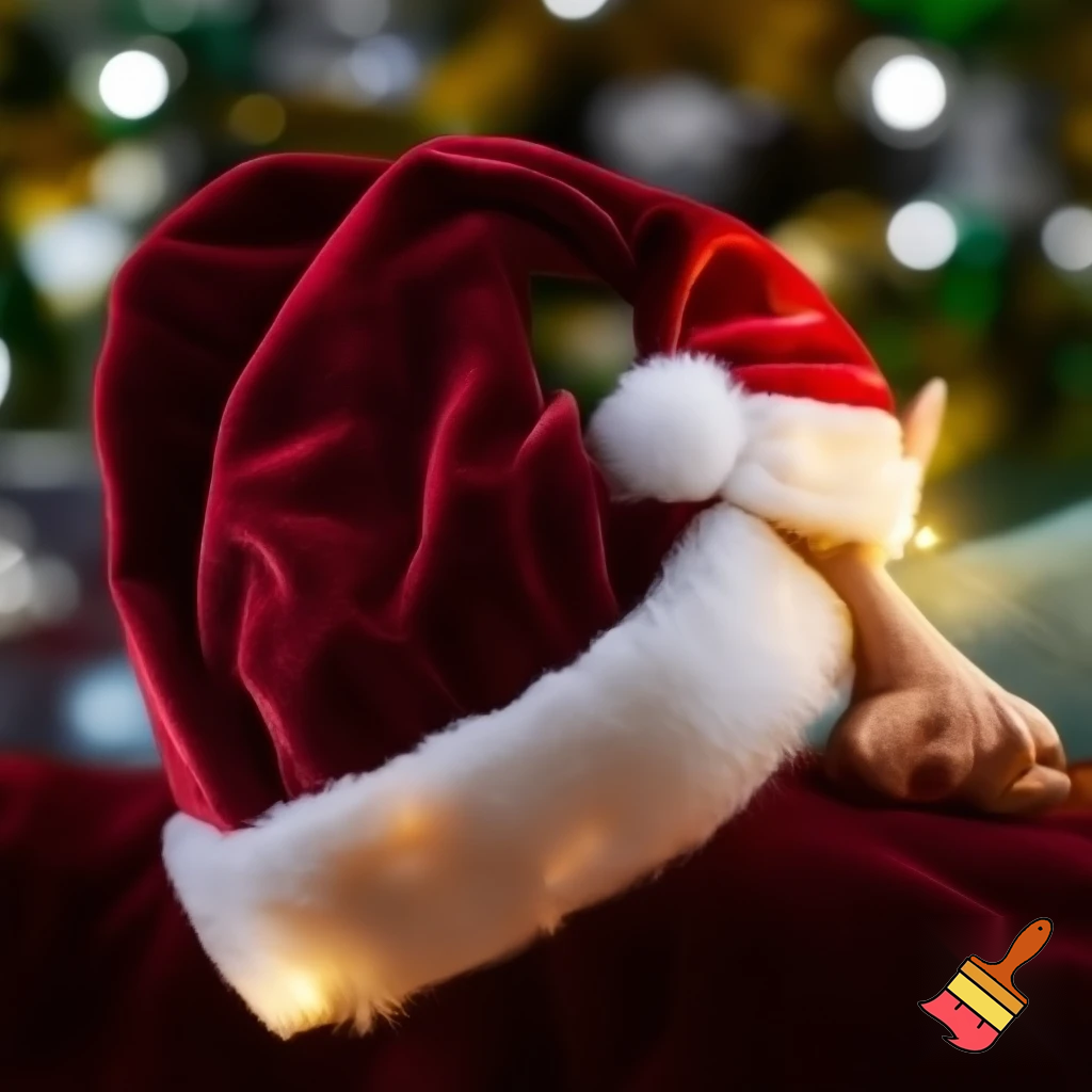 Christmas Santa Claus hat velvet Alfie hat elf elf hat