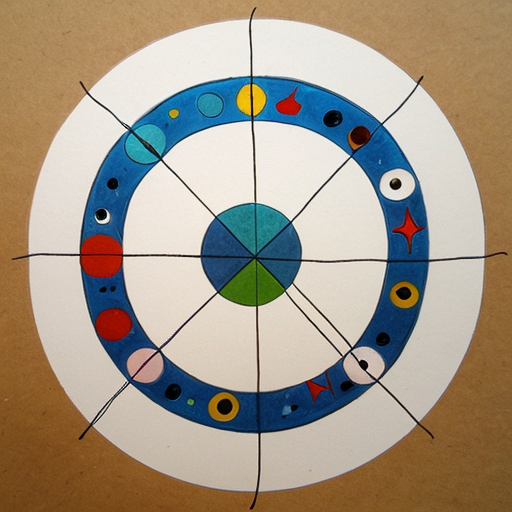 fill a circle with Miro and Max Ernst type features