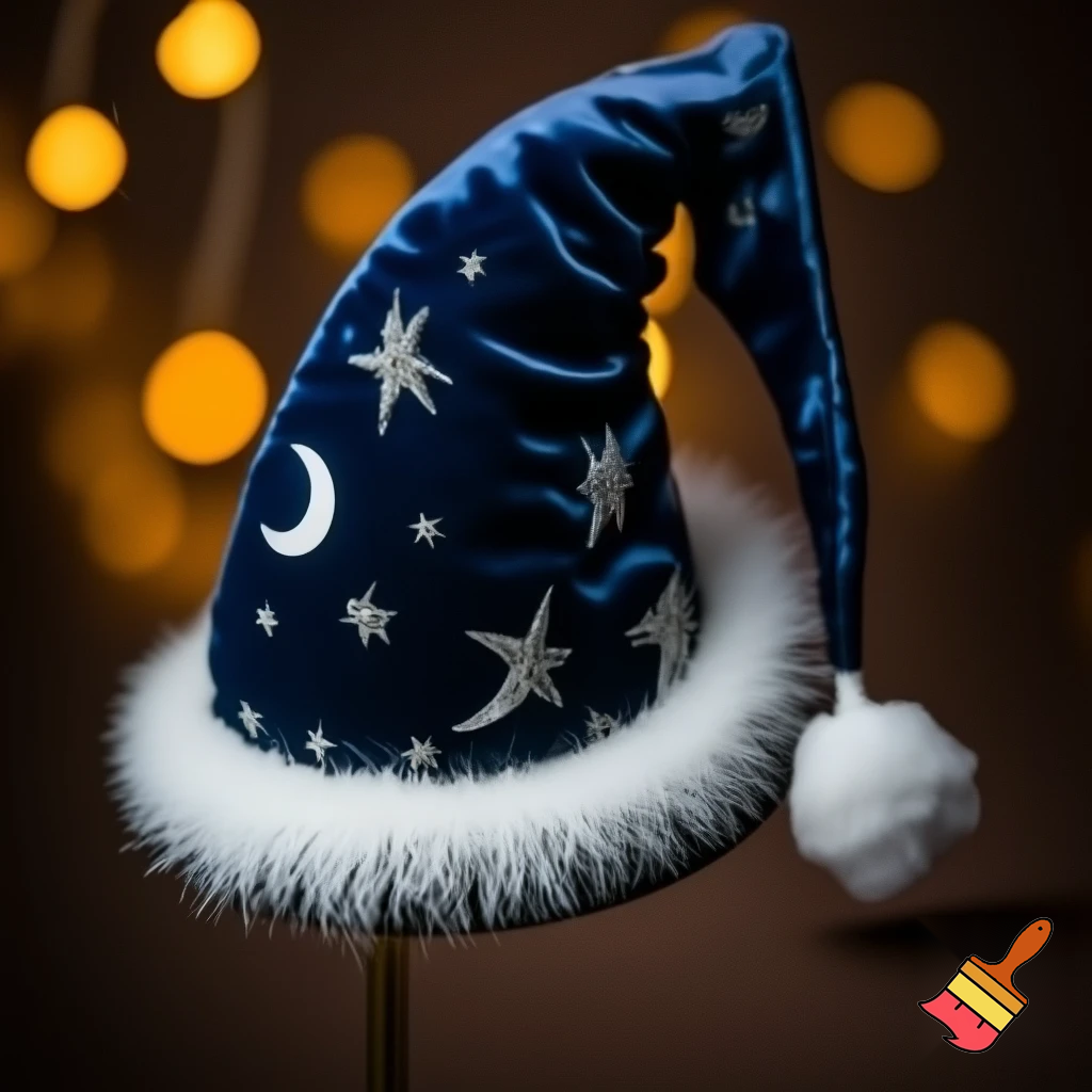 A wizard Christmas hat