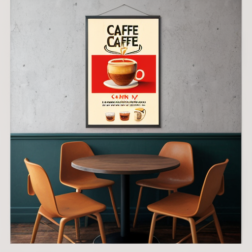 cafe wall poster
