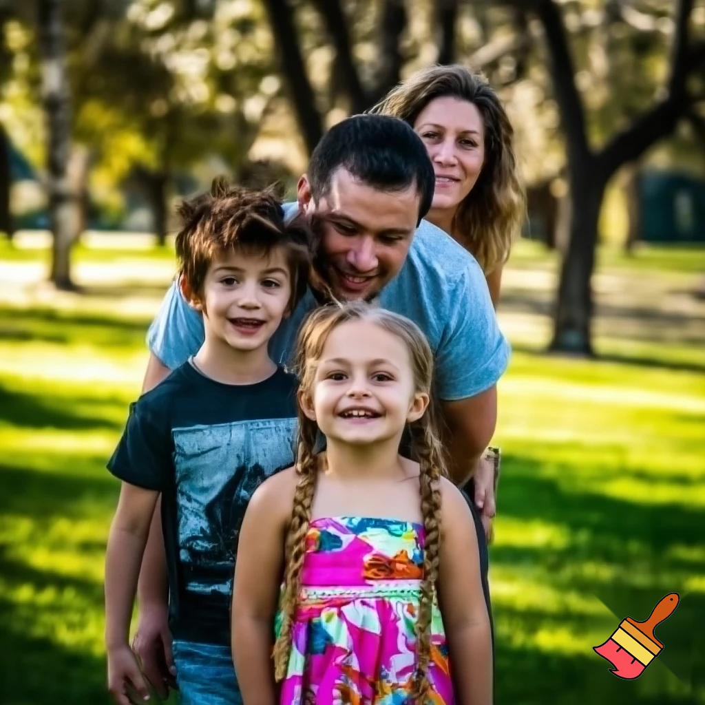 A family that has two children the boy is 10 years old and the girl is 7 years old