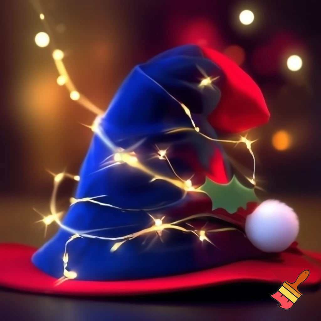 How was it costume wizard hat Christmas hat costume?