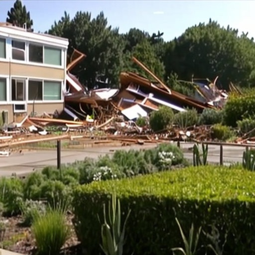 CCTV footage of the Oakland USA ef5 tornado in the garden