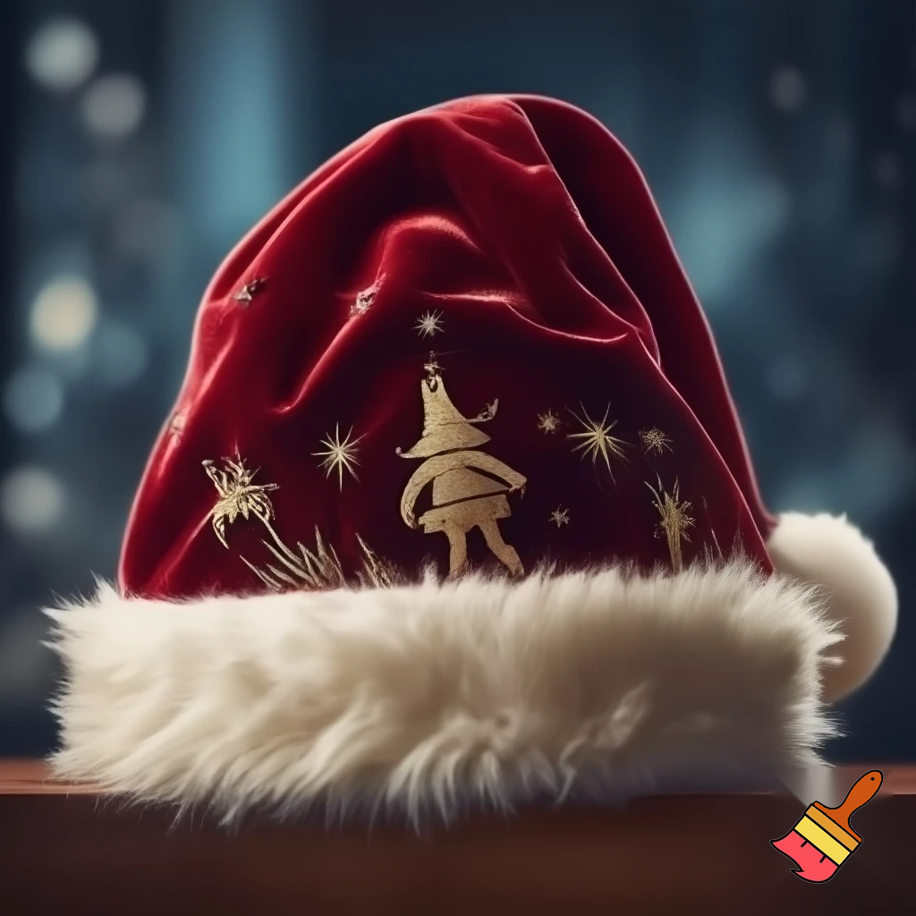 Elf Santa Claus hat velvet Santa Claus elf hat Santa Claus