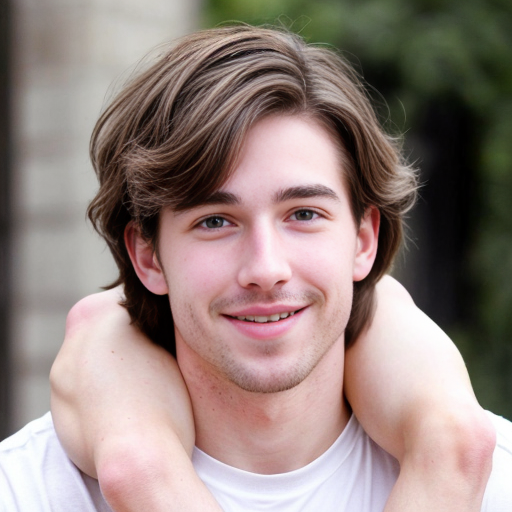 Su rostro parece una escultura, su piel es blanca pero no pálida,  más bien tiende al rosado; su cabello es castaño como las almendras. Tiene la estatura que sería la media  precisa de todos los hombres y mujeres del mundo, diría yo 1,68, y encima de eso lleva unas lunas redondas de ligera miopía que confieren a su aura cierta inteligencia elevada
