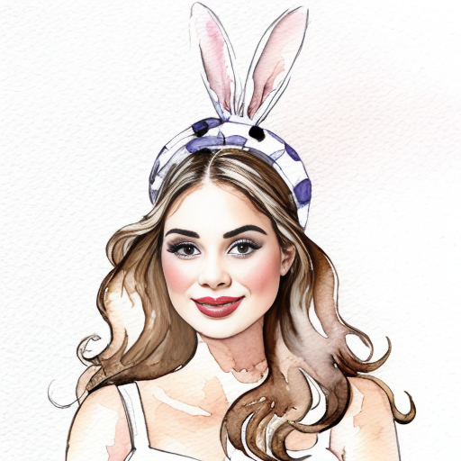 Easter bunny top hat headband, purple and white gold and silver