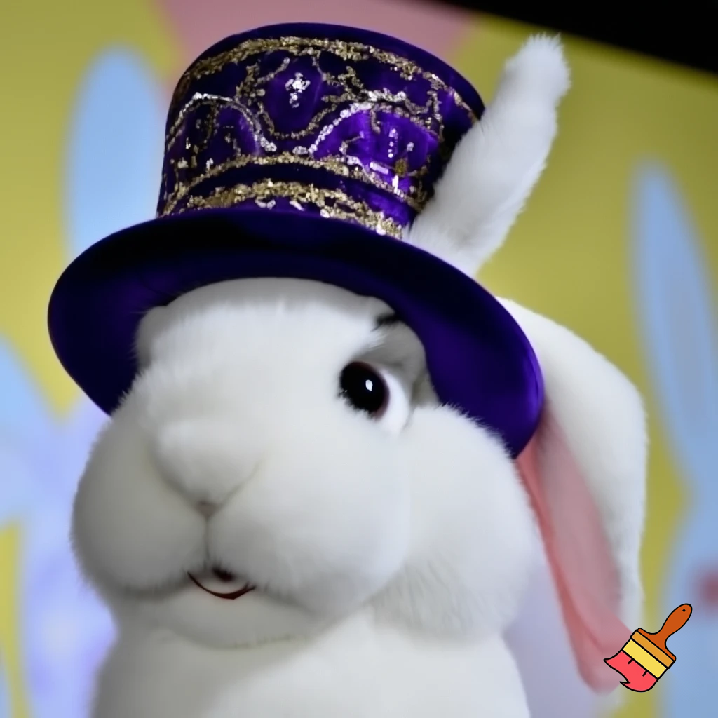 Purple and gold top hat velvet glitter gold purple purple and white purple and white Easter bunny is ears special hat mascot Easter bunny? Costume.