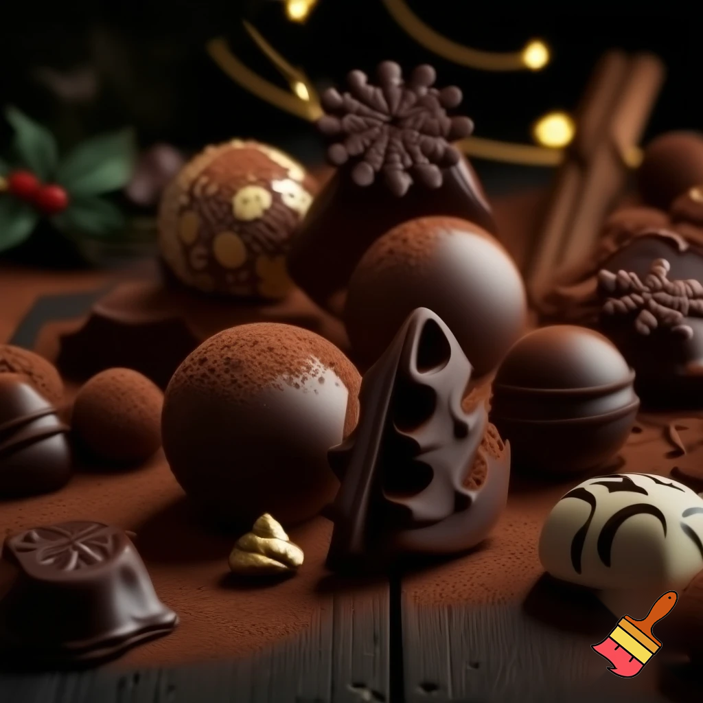 Chocolates special chocolate Christmas one