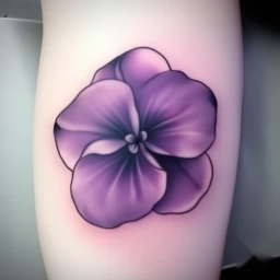 february birth flower tattoo