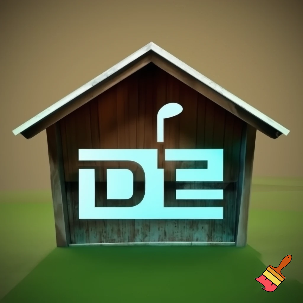 Logo "The Wood Shed" golf simulator 