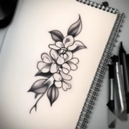may birth flower tattoo