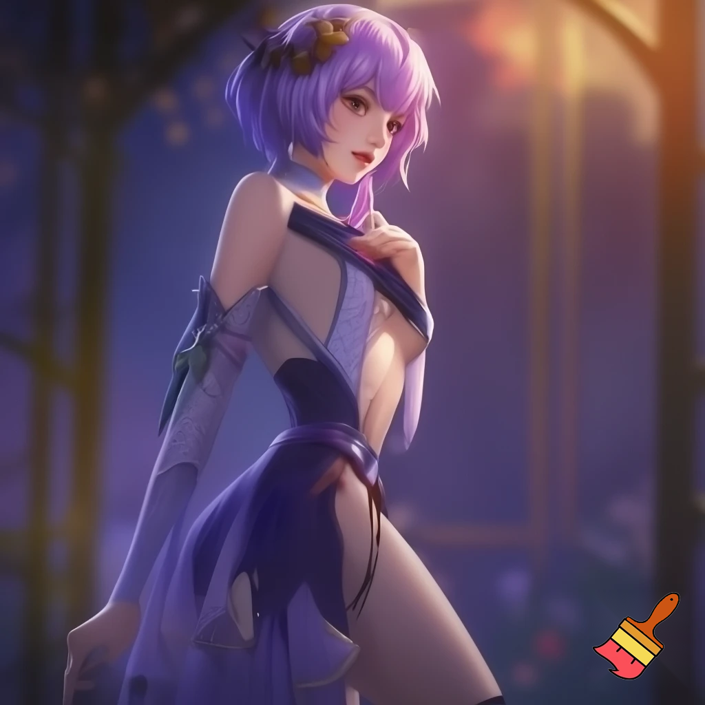 Make Qiqi with sexy costume