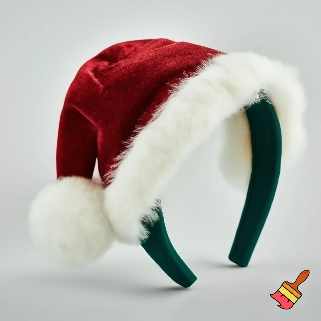 Christmas hat headband