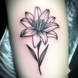 september birth flower tattoo