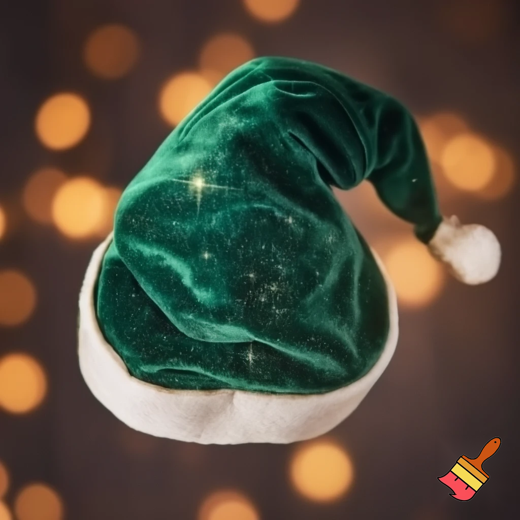 Christmas hat velvet elf on the shelf hat velvet