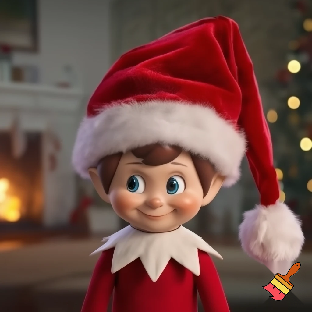 Christmas velvet Santa Claus hat elf on the shelf elf hat