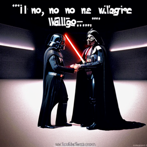 A « I am you father meme » with Vader saying « No, RINGO was the walrus » and Luke saying : No… that’s not true … that’s impossible 