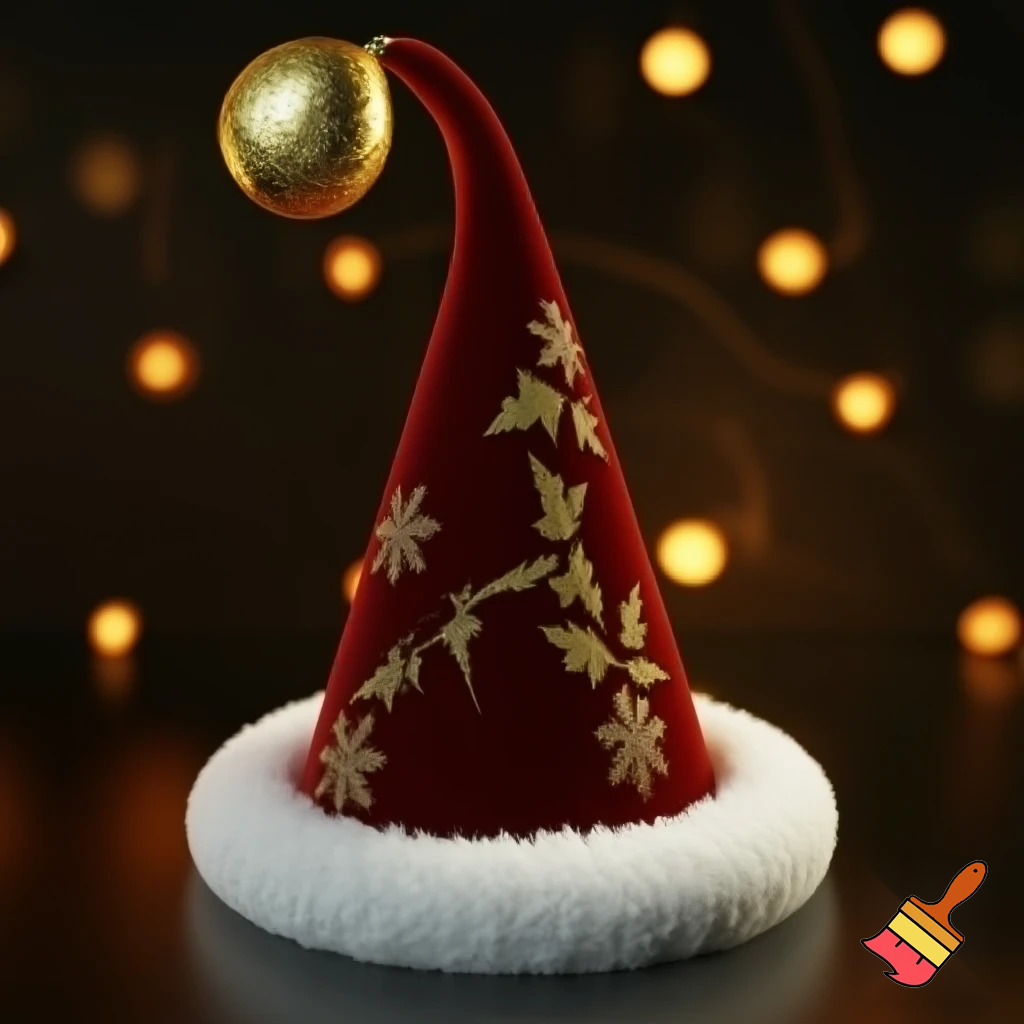 Christmas wizard hat