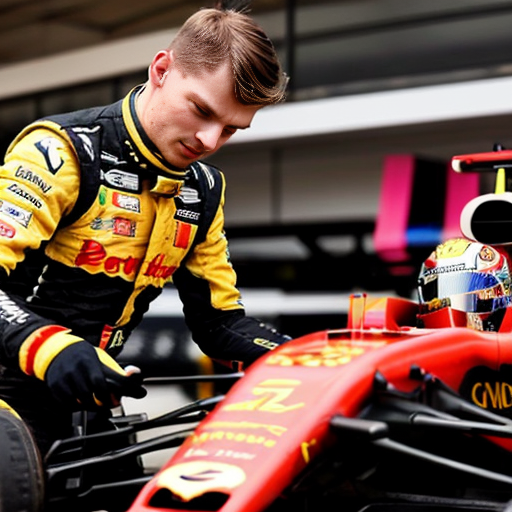 max verstappen oiling his eggplant before puting it in charles leclerc