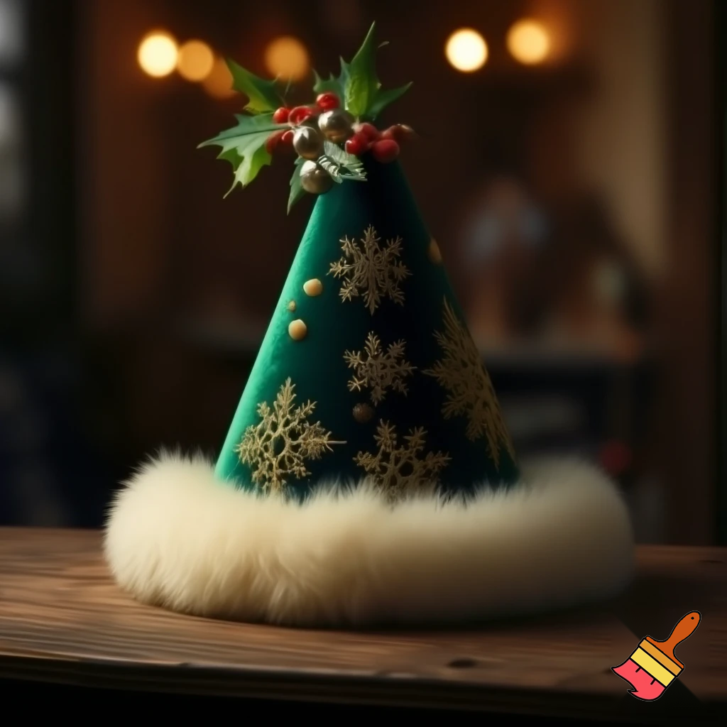 Christmas wizard hat
