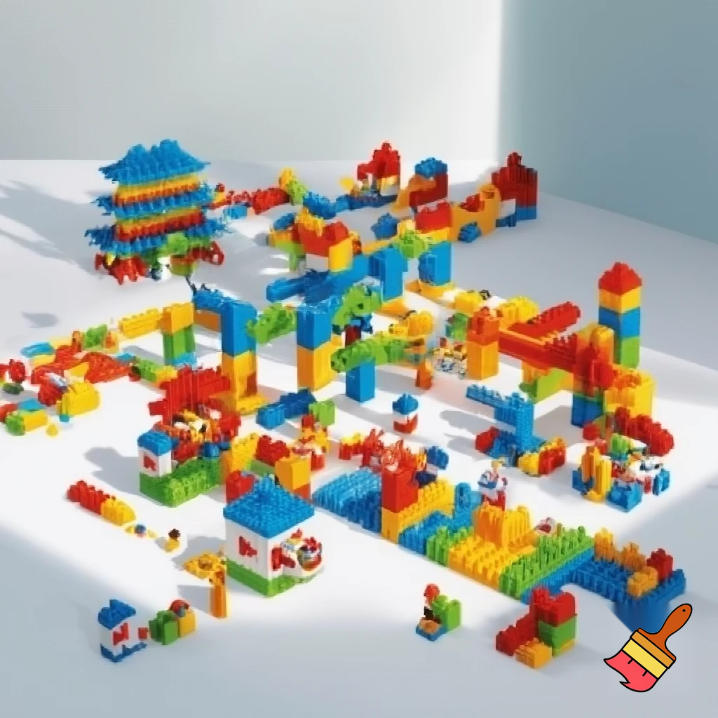 Korean contruction toy set