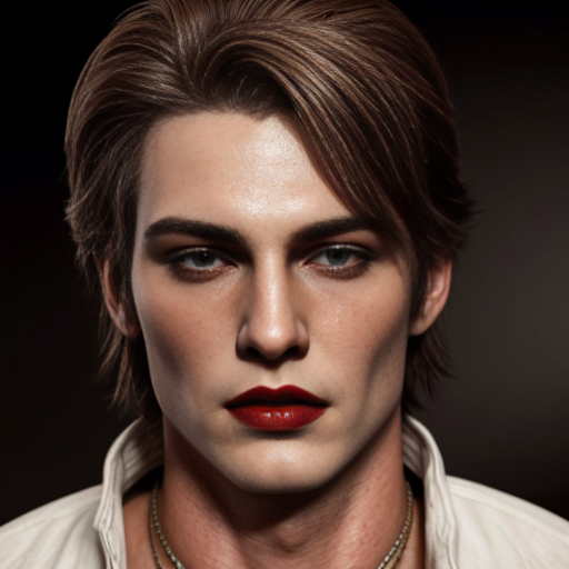 Vampire Prince with Brown Hair 