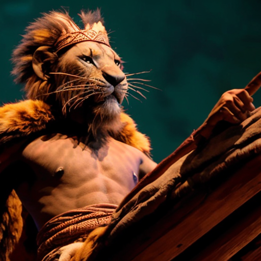 image of 6th grade at lion king
