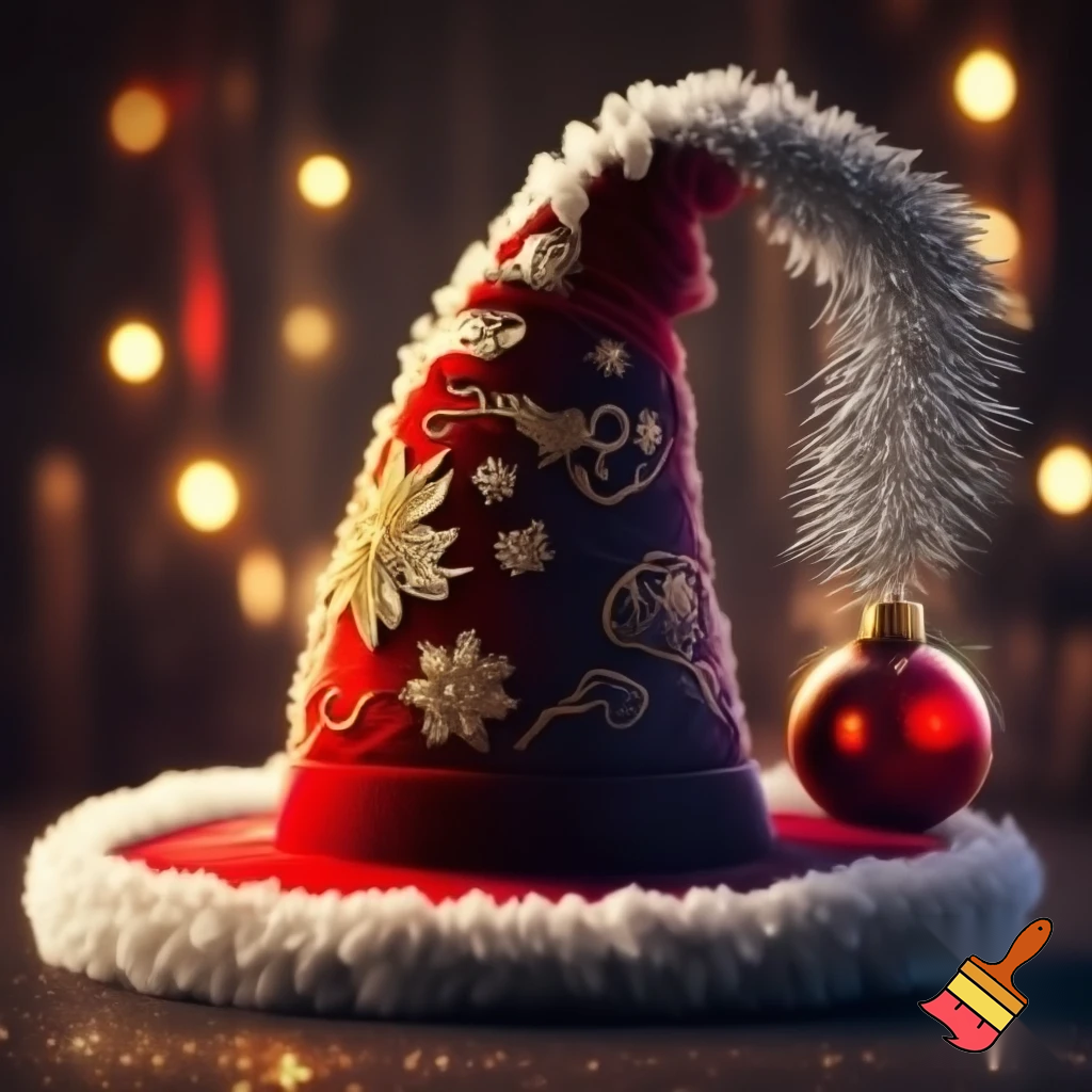 Christmas wizard hat
