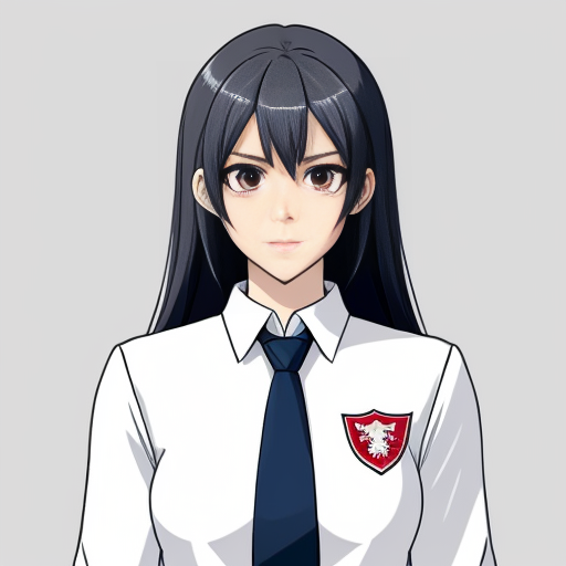 Haruka Sakura from Wind Breaker anime, male character, upper body portrait, serious and silent expression, battle-ready stance with slightly turned shoulders, hair shoulder-length, straight with slight waves at ends, left side hair white, right side hair black, hair slightly messy and flowing with motion, heterochromia eyes: left eye gold, right eye dark blue, sharp and focused gaze, natural anime skin tone, wearing standard Furin High School uniform with small tears and battle damage details, white shirt slightly rumpled, navy blazer with emblem, red necktie, hands clenched and ready for combat, anime-style gloves on hands, dynamic pose suggesting imminent action, subtle motion lines for movement, simple light-colored background, clean and sharp anime line art, vibrant and saturated anime colors, realistic shadows and highlights on hair and clothing, determined and calm demeanor, slight wind effect making hair and tie move, upper body emphasis showing shoulders and chest area clearly, faithful to original character design, intense and focused aura.