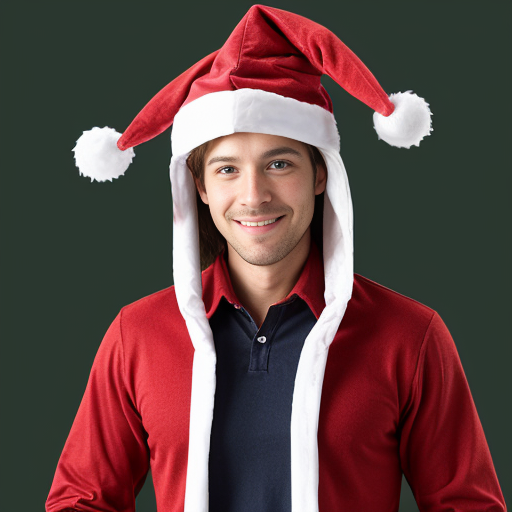 Christmas wizard hat costume