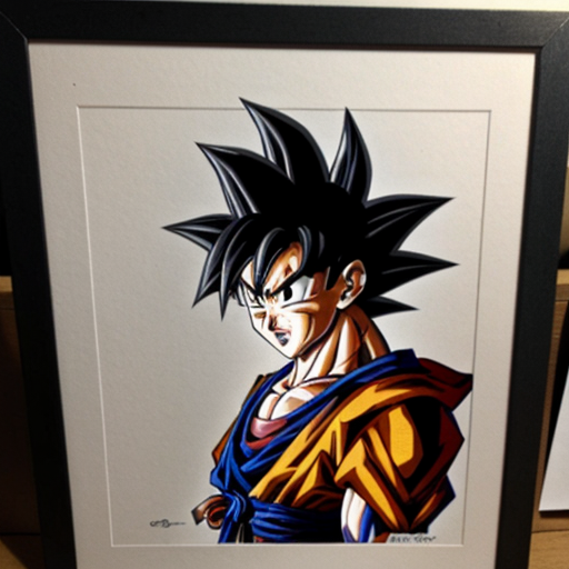 Goku shading photo
