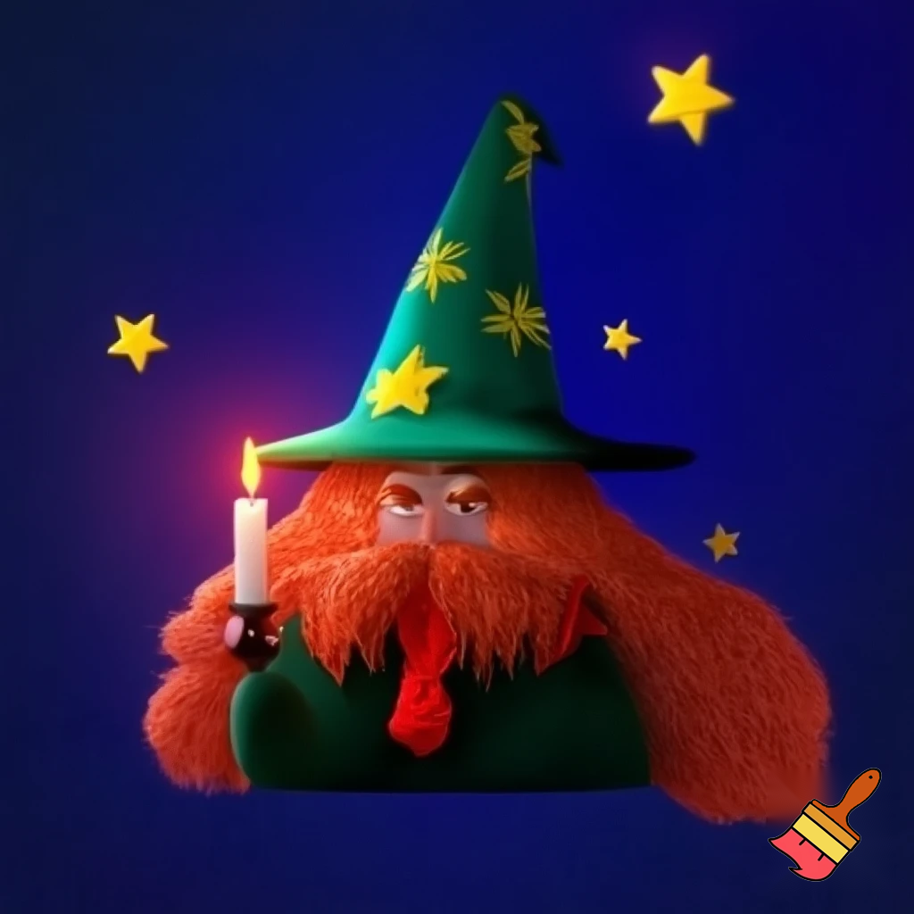 A wizard Christmas hat