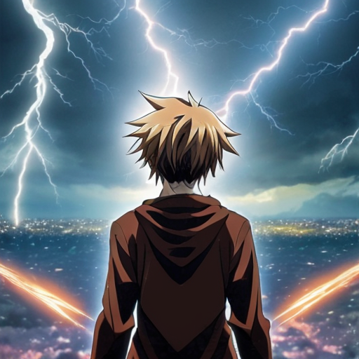 anime charachter REBELLING against WOKE and include ALOT of thunder 
emphasising there stanse on matter
