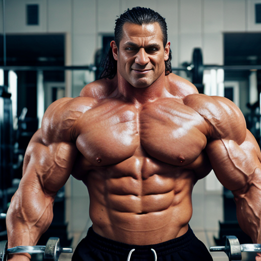 Buff Man using orc muscle growth hormone injection 