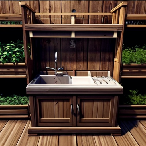 Build a simple sky base in Bloxd.io floating high above the clouds. The base should be medium-sized with a flat wooden platform and fences around the edges for safety.

Include:
– A small cozy wooden house with glass windows, a door, a bed, crafting area, and torches for lighting.
– A neat garden area with rows of crops, a few trees, and a small water source for farming.
– A compact shop with a counter, item display shelves, chests for storage, and a clear sign that says “Shop.”
