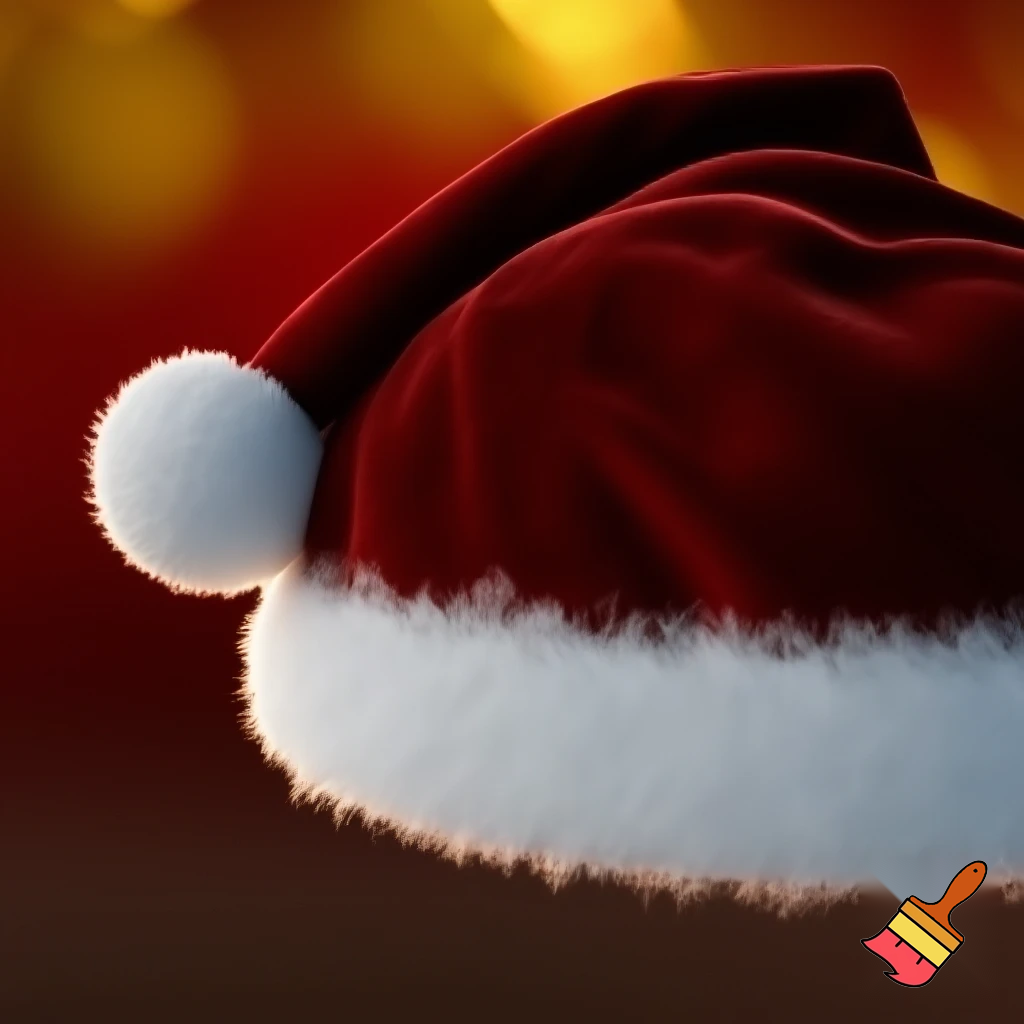 Christmas Santa Claus velvet hat delicate special delicate hat