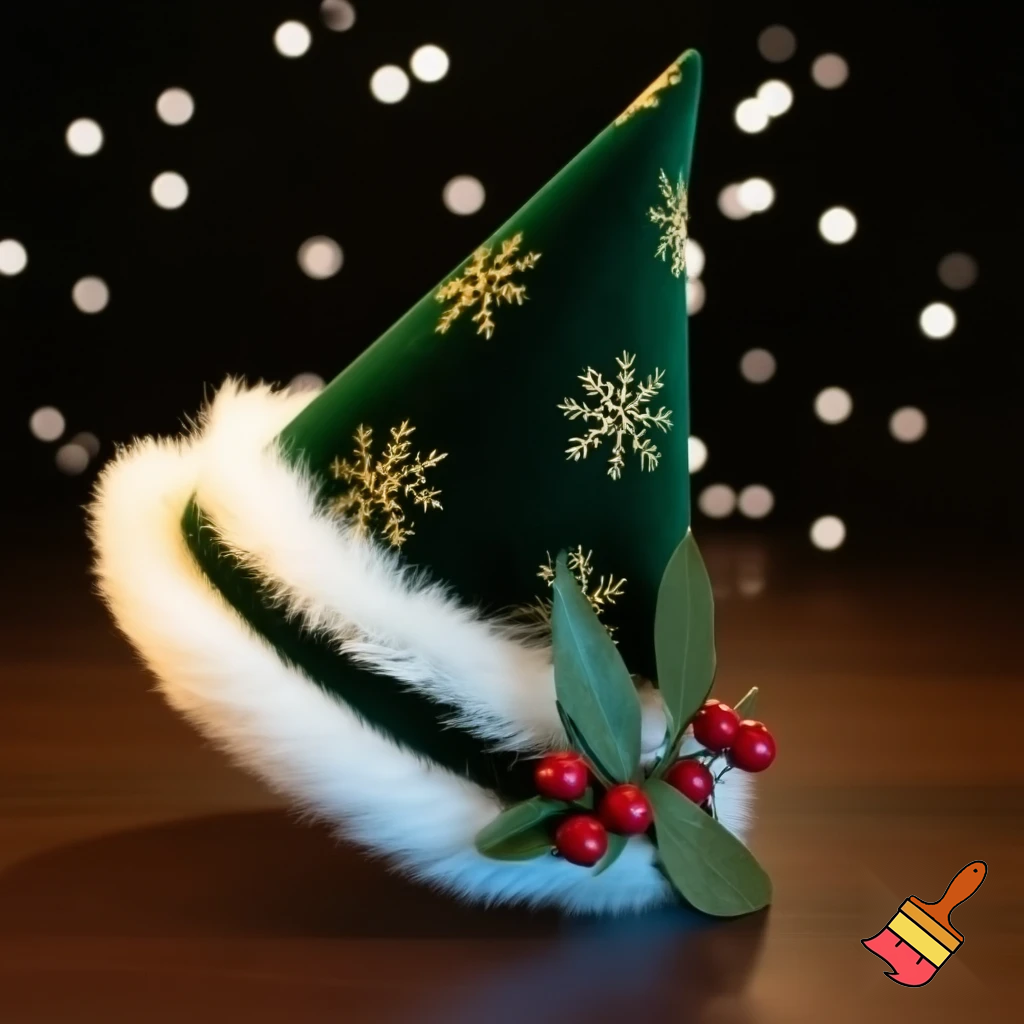 Christmas wizard hat