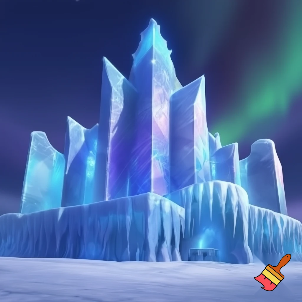  рисунок   фантастического рождественского сооружения: , «Ледяной дворец с идеальными геометрическими формами» 
•	Критерии: Сложность геометрии, оригинальность идеи, качество проработки деталей, строительная логичность
